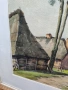 холандска акварелна картина с рустикален пейзаж, снимка 10