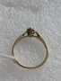 Златен дамски пръстен с брилянт 0.25 карата,злато проба 375, снимка 14