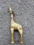 Бронзова статуетка пластика жираф, снимка 2