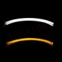 LED Диодни Дневни светлини RXZ Amio DRL+Turn light Car Light с функция бягащ мигач-45см, снимка 1 - Аксесоари и консумативи - 45893913
