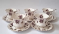 ROYAL ALBERT - порцелан чаши сервиз чай кафе чинии 2 двойни сета , снимка 1