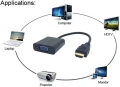 HDMI към VGA кабел + Mini и Micro HDMI адаптери, снимка 6