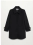 Черно палто MANGO, снимка 1