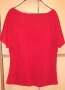 Червена дамска блуза с къс ръкав, снимка 2