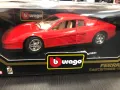 BBURAGO метална колекционерска количка FERARRI TESTAROSSA 1:18, снимка 9