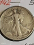 Сребърна монета 50 цента 1942г. Америка рядка за КОЛЕКЦИЯ 54382, снимка 5