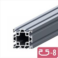 ДВОЕН СЛОТ Конструктивен алуминиев профил 60Х60 Слот 8 Т-Образен, снимка 1 - Консумативи за принтери - 45512784