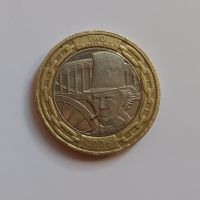 2 паунда Великобритания 2006 Юбилейна монета Изъмбард Кингдъм Брунел, кралският мост Алберт, снимка 3 - Нумизматика и бонистика - 45240980