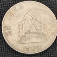 4 бр. Монети Мексико 1 песо, 1975-1980, снимка 6 - Нумизматика и бонистика - 45492022