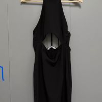 Zara черна къса рокля с гол гръб, снимка 4 - Рокли - 45251085