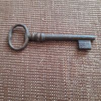 Стар метален ключ #6, снимка 1 - Колекции - 45543261