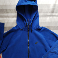 Nike Tech Fleece Zip Hoody Deep Royal Blue - страхотно мъжко горнище ХЛ УМАЛЕНО, снимка 3 - Спортни дрехи, екипи - 45039412
