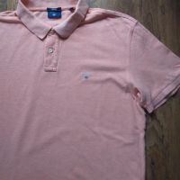 GANT Men's Polo - страхотна мъжка тениска 2ХЛ, снимка 6 - Тениски - 45456386