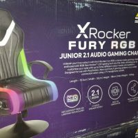 Игрален стол X-Rocker Junior
2.1 Audio  Gaming chair  LED , снимка 10 - Други - 45437531