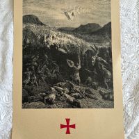 Гравюра Gustave Dore Битката при Никев, снимка 1 - Картини - 45435519