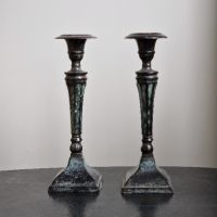 Свещник ART DECO Винтидж стил аристократични свещници 30см, снимка 3 - Антикварни и старинни предмети - 45718256
