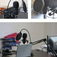 Студио микрофон BM 700, Кондензаторен, Звукова карта, Пълен комплект, снимка 10 - Микрофони - 45673263