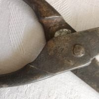 Стара ножица от ковано желязо Аймара регион Южна Америка, снимка 8 - Антикварни и старинни предмети - 45572833
