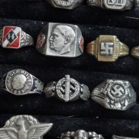 Колекция от военни сребърни пръстени/сребърен пръстен,сребро злато бронз/Моля Ви четете описанието!, снимка 3 - Антикварни и старинни предмети - 45586965