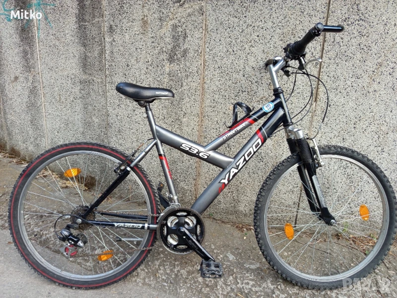 26 цола алуминиев велосипед с 21 скорости усилени капли амортисьори предни като нов , снимка 1