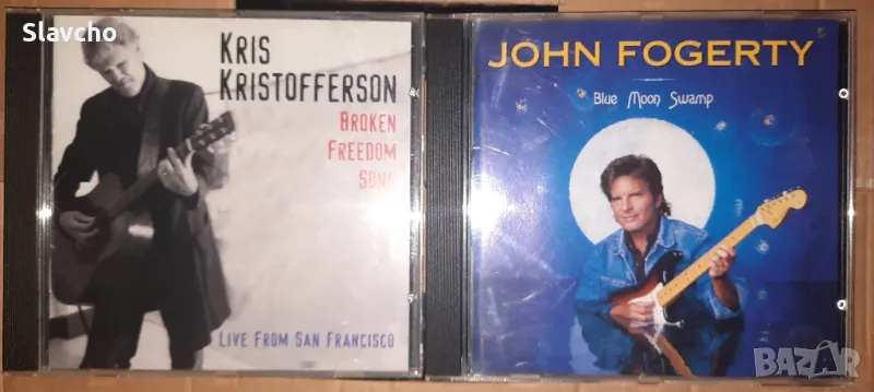 Компакт дискове на- Kris Kristofferson - live album/ John Fogerty, снимка 1