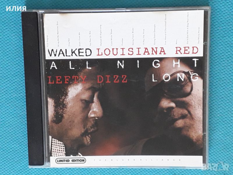 Louisiana Red / Lefty Dizz – 2002 - Walked All Night Long(Blues), снимка 1