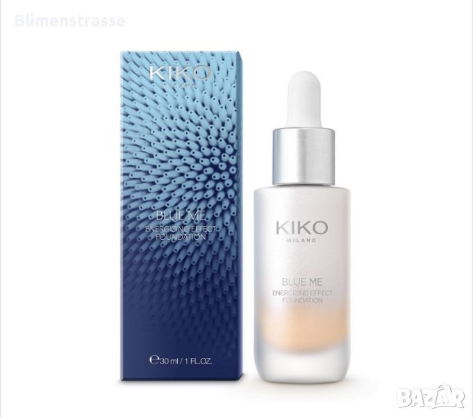 Веган фон дьо тен Kiko Milano Blue Me Енергизиращ ефект Дълготраен 10-часов 02 Light Neutral, снимка 1