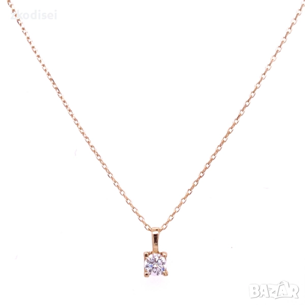 Златнo колие 1,42гр. 41,0см. 14кр. проба:585 модел:34515-2, снимка 1