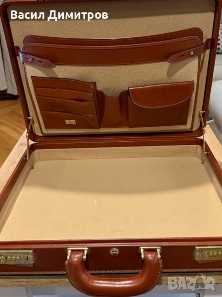 ДИПЛОМАТИЧЕСКИ КУФАР ОТ ЧИСТА КОЖА "AGNER", снимка 1