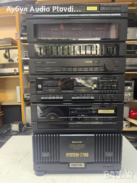 Стерео уредба  Система Sharp system-7700 / 7700 CDH(BK), снимка 1