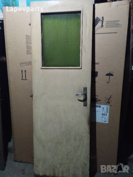 дървена врата без каса 194/64.5, снимка 1