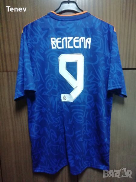 Real Madrid Benzema Adidas оригинална тениска фланелка Реал Мадрид Бензема 3XL, снимка 1