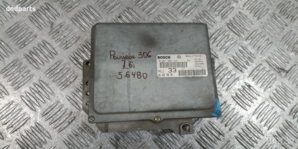Компютър Peugeot 306 1.6i 1995г. 0261204628 9630278580 , снимка 1