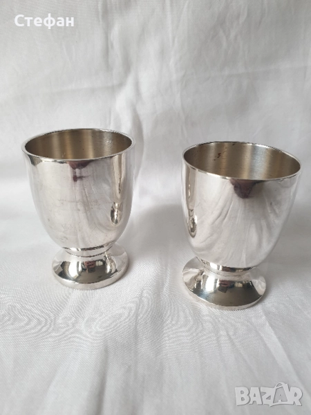 Масивни посребрени чашки, снимка 1