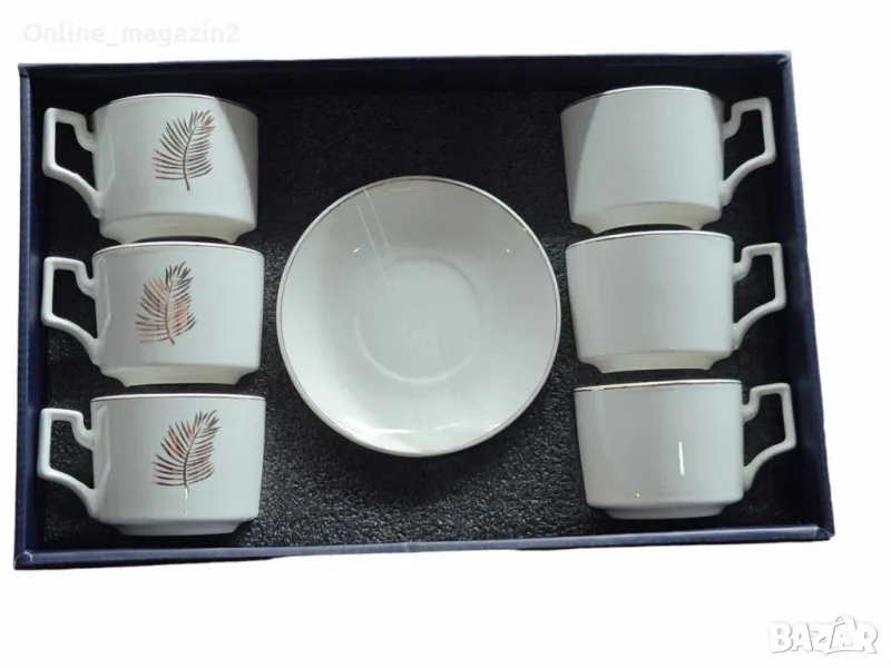 Луксозен олекотен  порцеланов комплект от 12 части, снимка 1