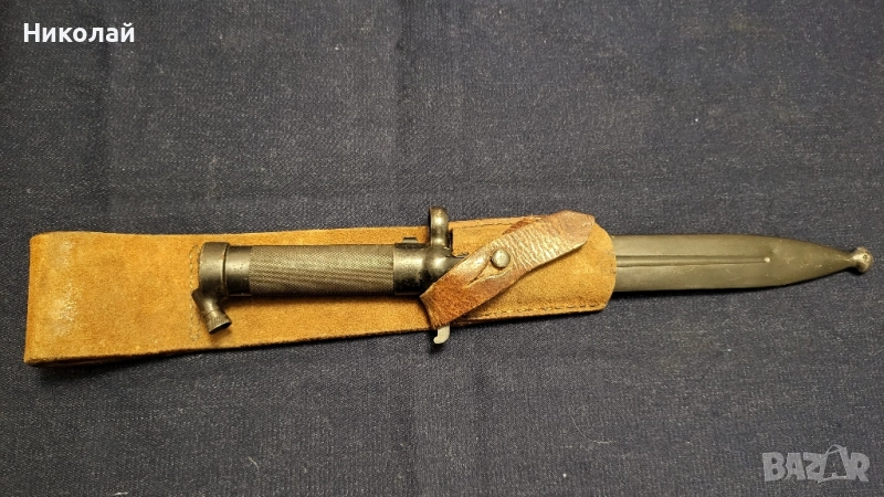 Щик маузер Швеция модел 1896 с лопус и заключване, снимка 1