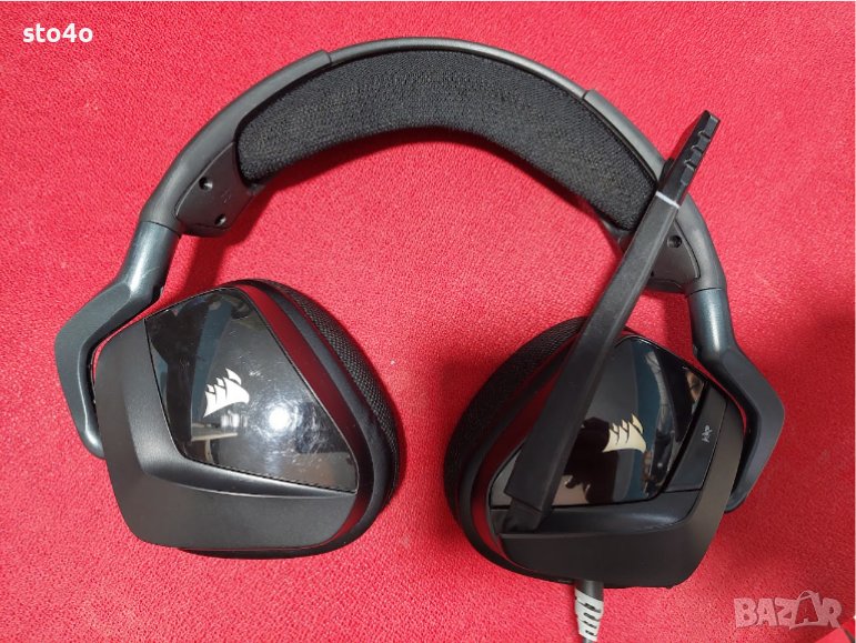 Гейминг слушалки Corsair - VOID RGB ELITE USB, черни, снимка 1