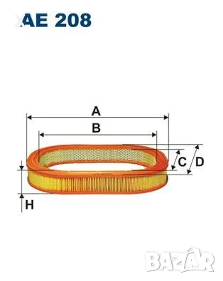 FILTRON AE208 Въздушен филтър 2.3 D; 2.5 D, FORD SCORPIO, SIERRA, GRANADA 1982-1994  OE 6119849, снимка 1