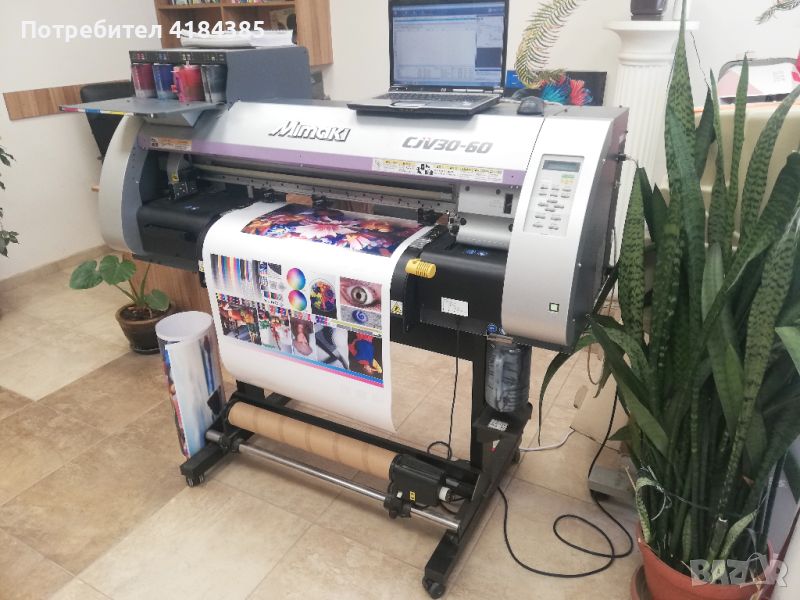 MIMAKI cjv30-60 ECO Solvent Печатащо-режещ Принтер Мимаки  ЕКО Солвент, снимка 1