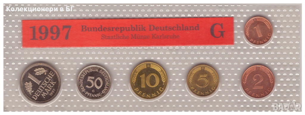 МАТИРАН СЕТ ФЕДЕРАЛНА РЕПУБЛИКА ГЕРМАНИЯ 1997 /G/, снимка 1