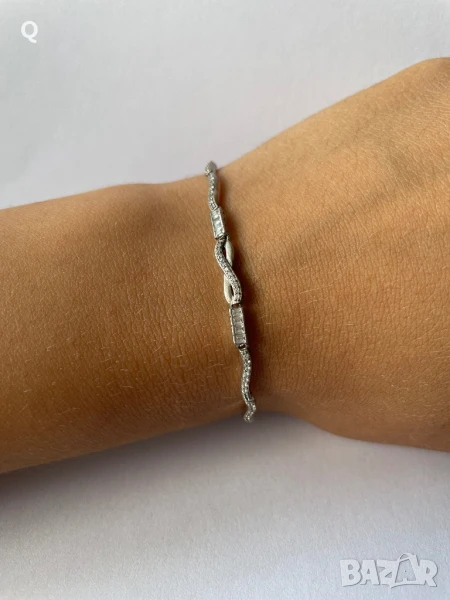 Сребърна гривна 925, със знака на безкрайност(1), снимка 1