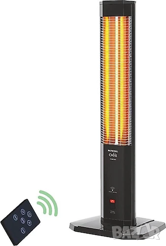 Инфрачервена карбонова печка с дистанционно , снимка 1