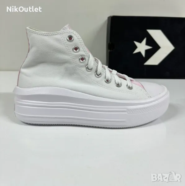 Converse White Chuck Taylor All Star Hi, снимка 1