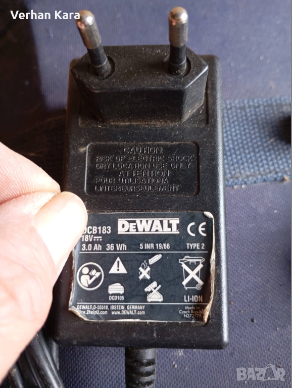 dewalt адаптер за зареждане, снимка 1