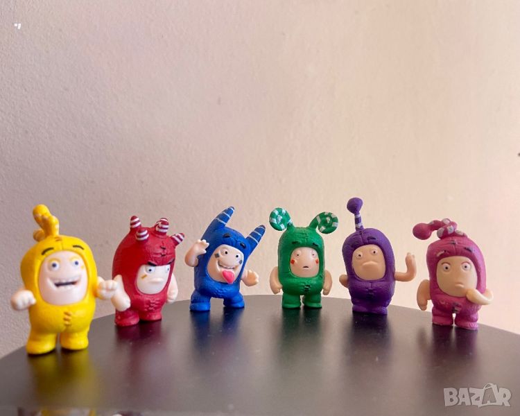 6 мини фигури одбодс, oddbods  , снимка 1