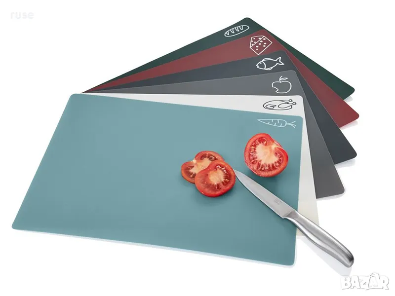 НОВИ! Дъска за рязане 6 броя гъвкави подложки за рязане , снимка 1