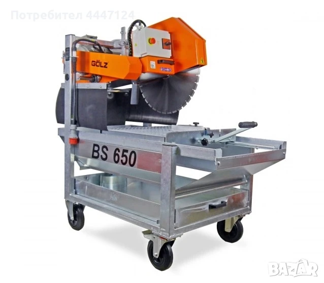 Машини за рязане тухли и строителни материали, Под наем, 260 mm дълбочина на рязане, снимка 1