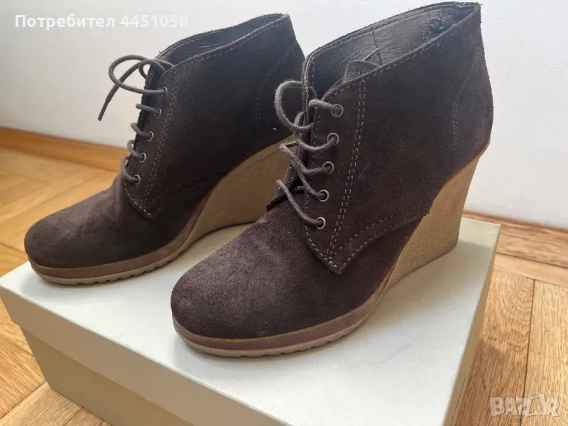 Велурени боти Hush Puppies, 36 нр., като нови, снимка 1