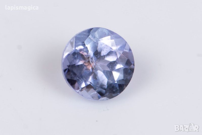 Танзанит 0.30ct 3.8mm кръгла шлифовка #1, снимка 1