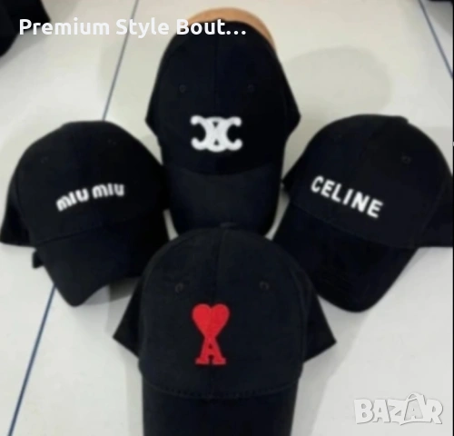 шапка с козирка celine , снимка 3 - Шапки - 53626646